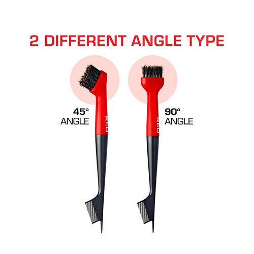 45° Angled Edge Pro Brush with Pin Tail by Red by Kiss