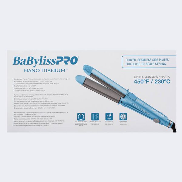 BaBylissPRO® Nano Titanium™ 1" Curved Styling Iron
