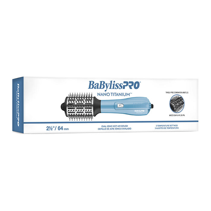 BaBylissPRO® Nano Titanium™ Oval Ionic Hot Air Brush 