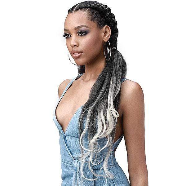 Bobbi Boss Synthetic Pre-Feathered 3X's Braiding Hair Pack 28"