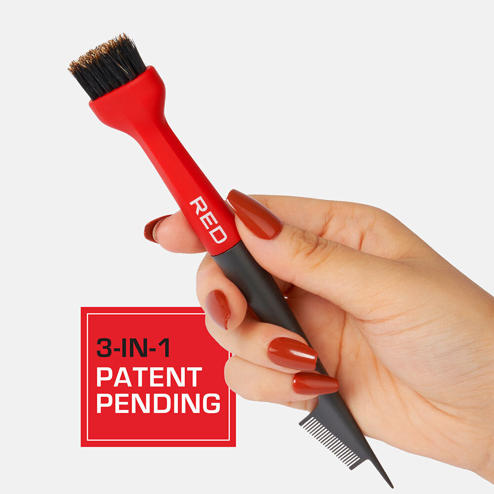 90° Angled Edge Pro Brush with Pin Tail by Red by Kiss
