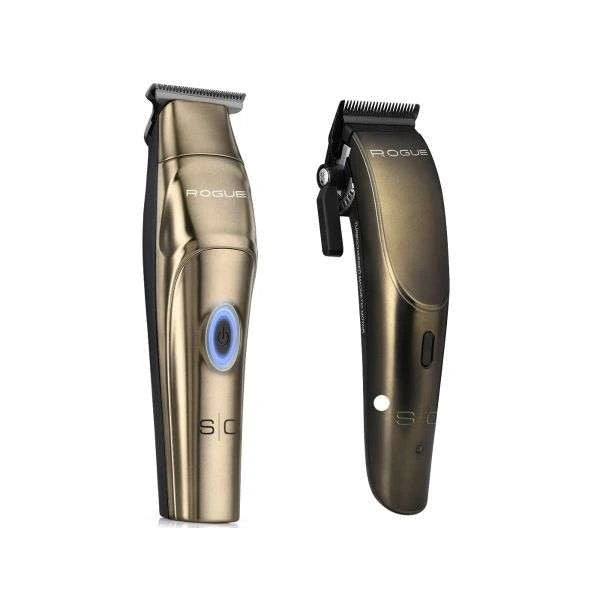 StyleCraft Rogue Professional 9V Magnetic Motor Cordless Clipper and Trimmer Combo Set