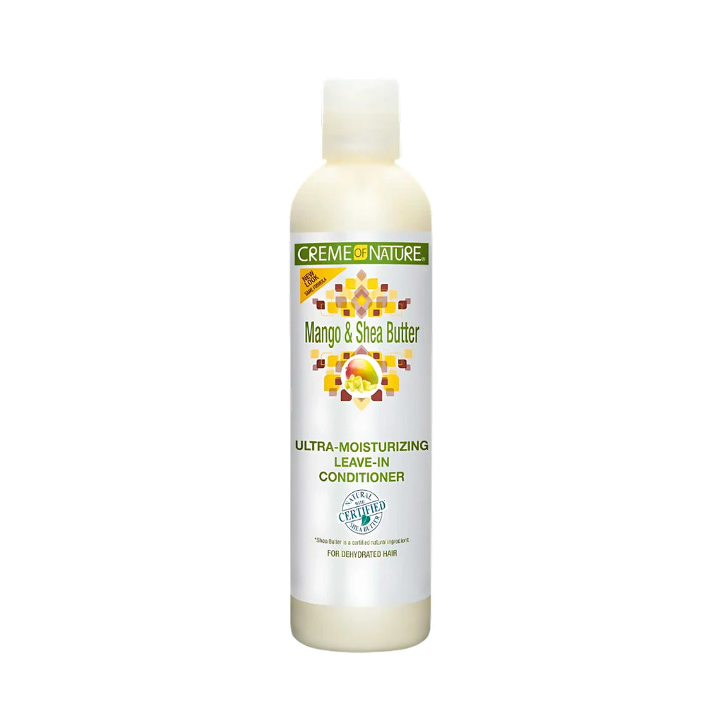 Creme of Nature Mango & Shea Butter Leave-In Conditioner front label