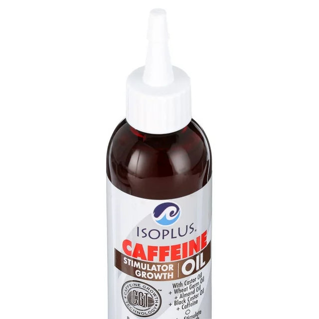 Isoplus Caffeine Stimulator Growth Oil, 4 oz. All Hair Type