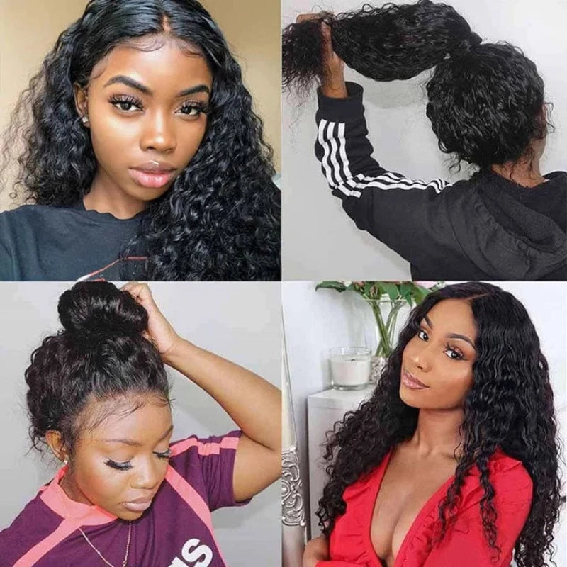 Hair Topic 10A Brazilian Human Hair Deep Wave Wig-24"-26", Shop Supreme Beauty 