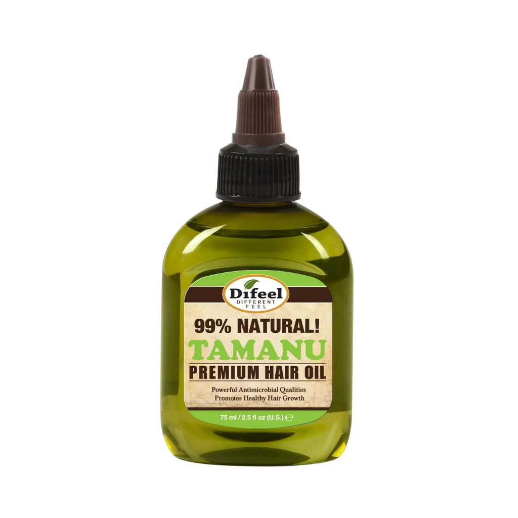 Difeel Tamanu Premium Hair Oil – 2.5 oz bottle