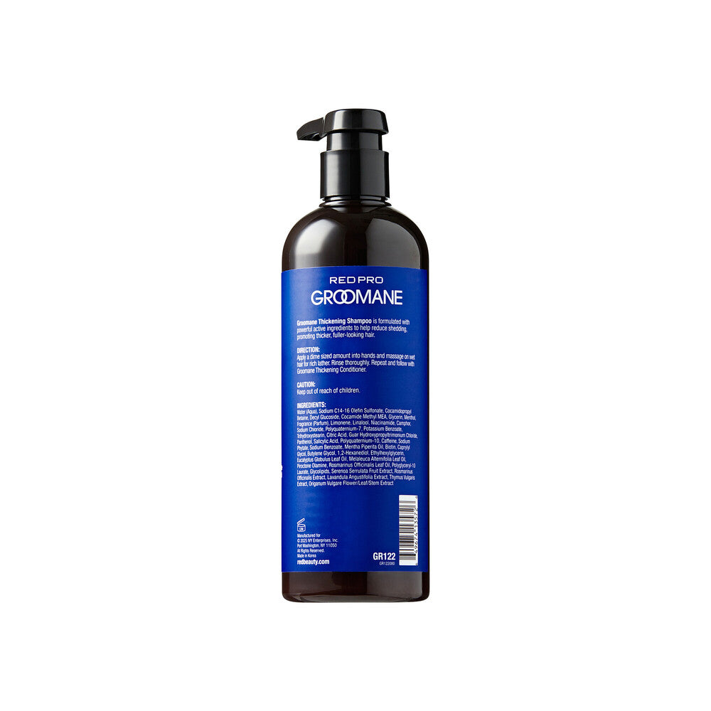 GROOMANE Thickening Shampoo with Saw Palmetto and Menthol 10 oz
