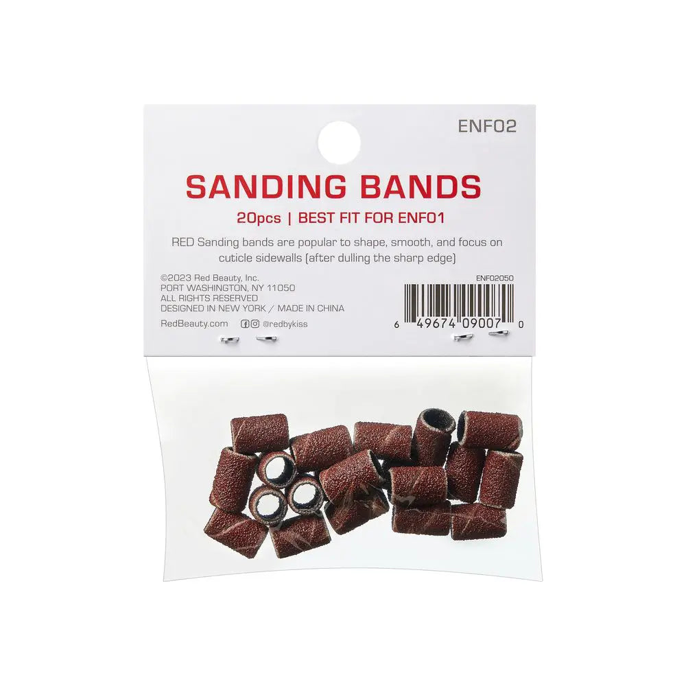 Electric Nail File Sanding Bands by Red by Kiss