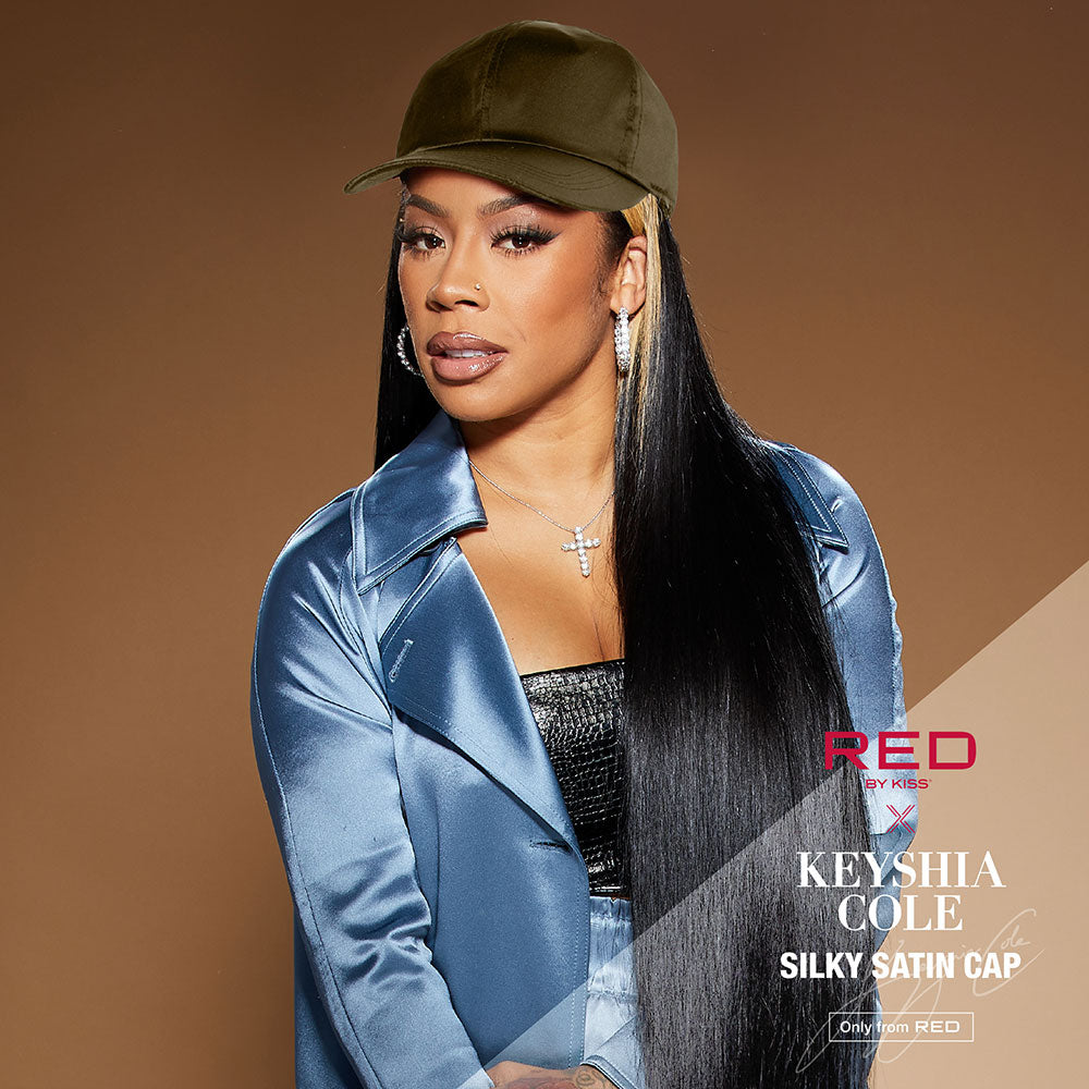 konstant biologi Fern Keyshia Cole All Over Satin Baseball Cap- Khaki – Supreme Hair & Beauty