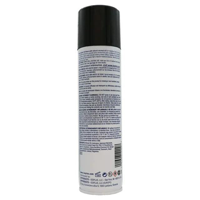 Isoplus Black Castor Oil Sheen Spray with Coconut Oil, 9 Oz