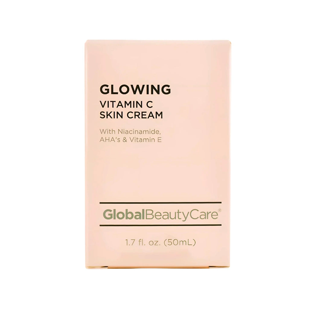 Global Beauty Care Vitamin C Skin Cream with Niacinamide & AHA’s 1.7 oz jar front view
