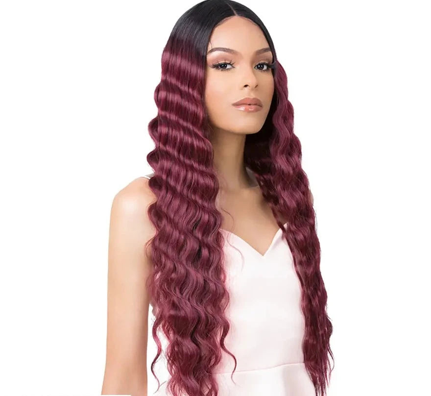 It's a Wig! 5G True HD Transparent Swiss Lace Crimped Hair