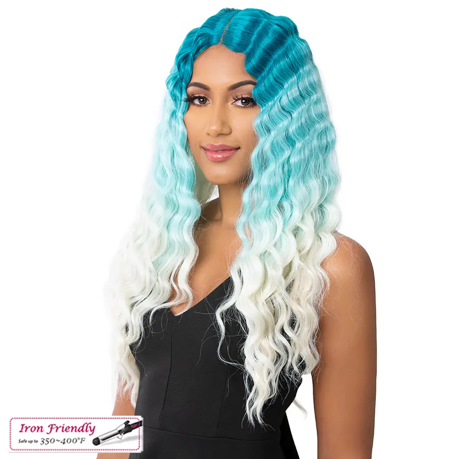 It's a Wig! 5G True HD Transparent Swiss Lace Crimped Wig