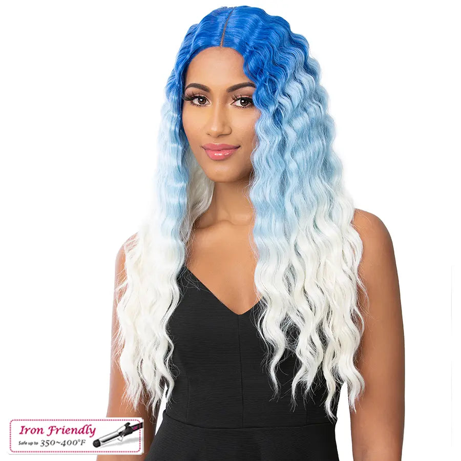 It's a Wig! 5G True HD Transparent Swiss Lace Crimped Wig