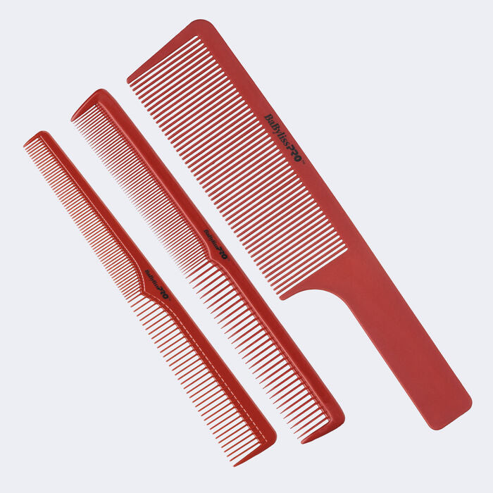 BaBylissPro® BARBEROLOGY™ 3-Piece Barber Comb Set