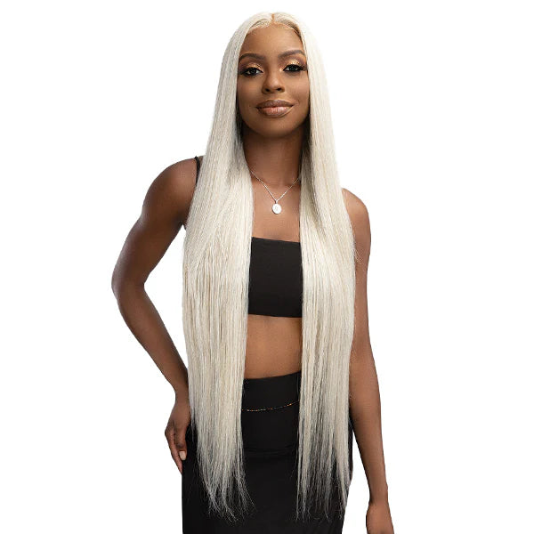 Janet Collection Remy Illusion X-Long Human Hair Blend HD Lace Front Wig- PAKI