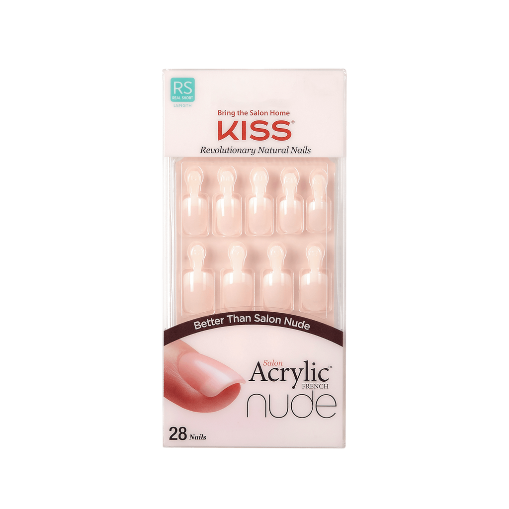 KISS Salon Acrylic Nude Nails - 28 Count - Breathtaking Style