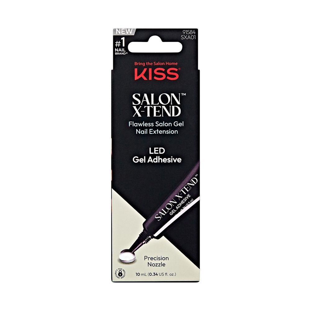 Kiss Salon X-Tend LED Soft Gel Adhesive- .37 oz