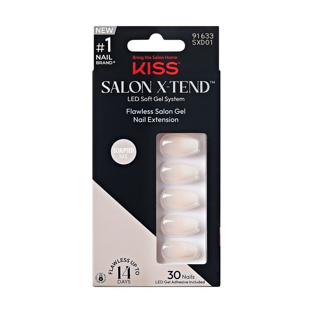 Kiss Salon X-Tend LED Soft Gel System False Nails