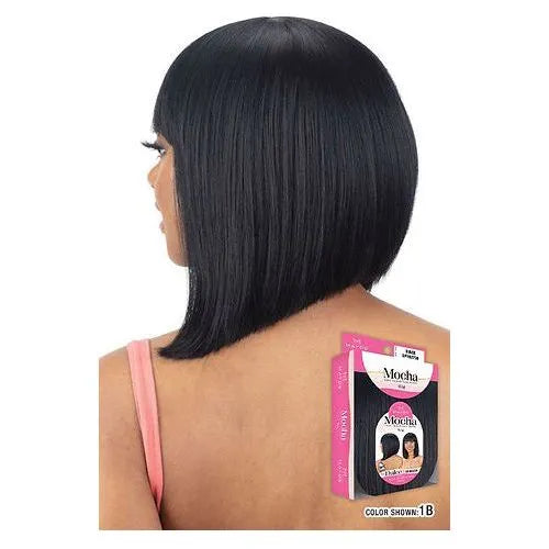 Mayde Beauty Mocha 100% Human Hair Blend Full Wig 