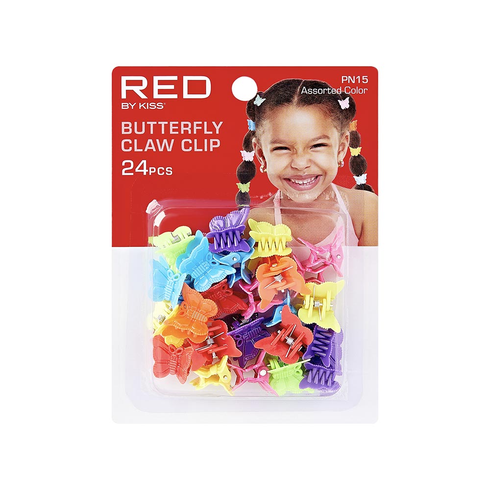 Butterfly Claw Clip SOLID 24 PCS - PN15 - ASSORTED