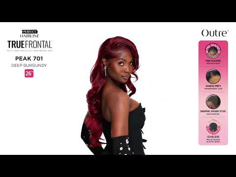 Outre Perfect Hairline True Frontal Fully Hand-Tied 13x6 Lace Frontal Wig - Peak Edge