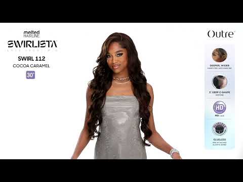 Outre Melted Hairline Swirlista Lace Front Wig 30"