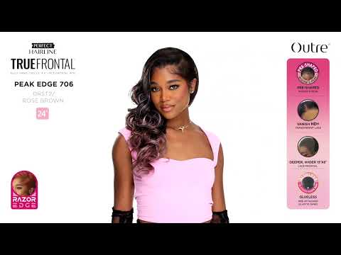 Outre Perfect Hairline True Frontal Fully Hand-Tied 13x6 Lace Frontal Wig
