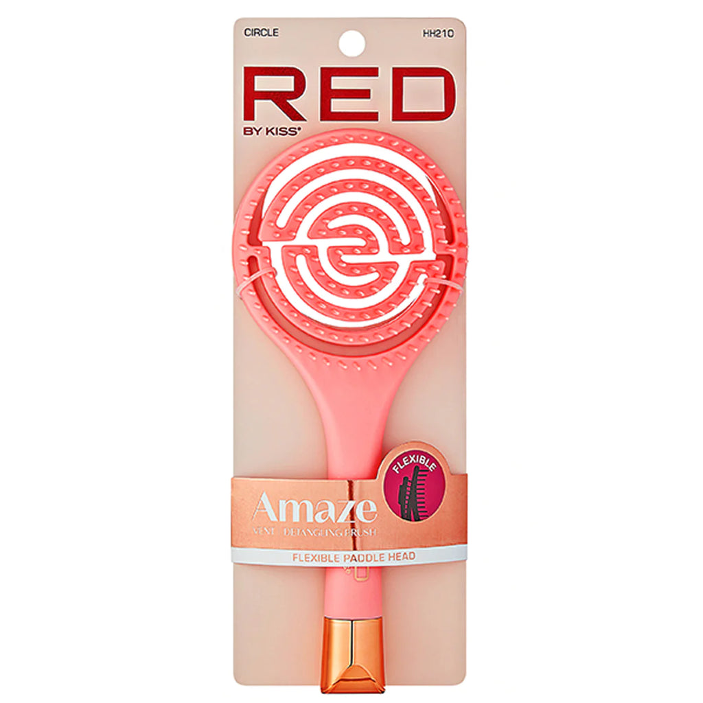 Red By Kiss HH210 Amaze Detangling Brush with Flexible Paddle Head