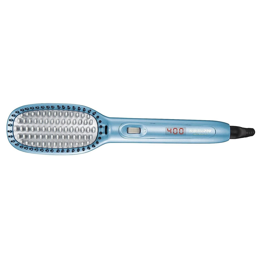 BabylissPro® Nano Titanium™ 1.5" Ultra-Thin Flat Iron & Thermal Paddle Brush
