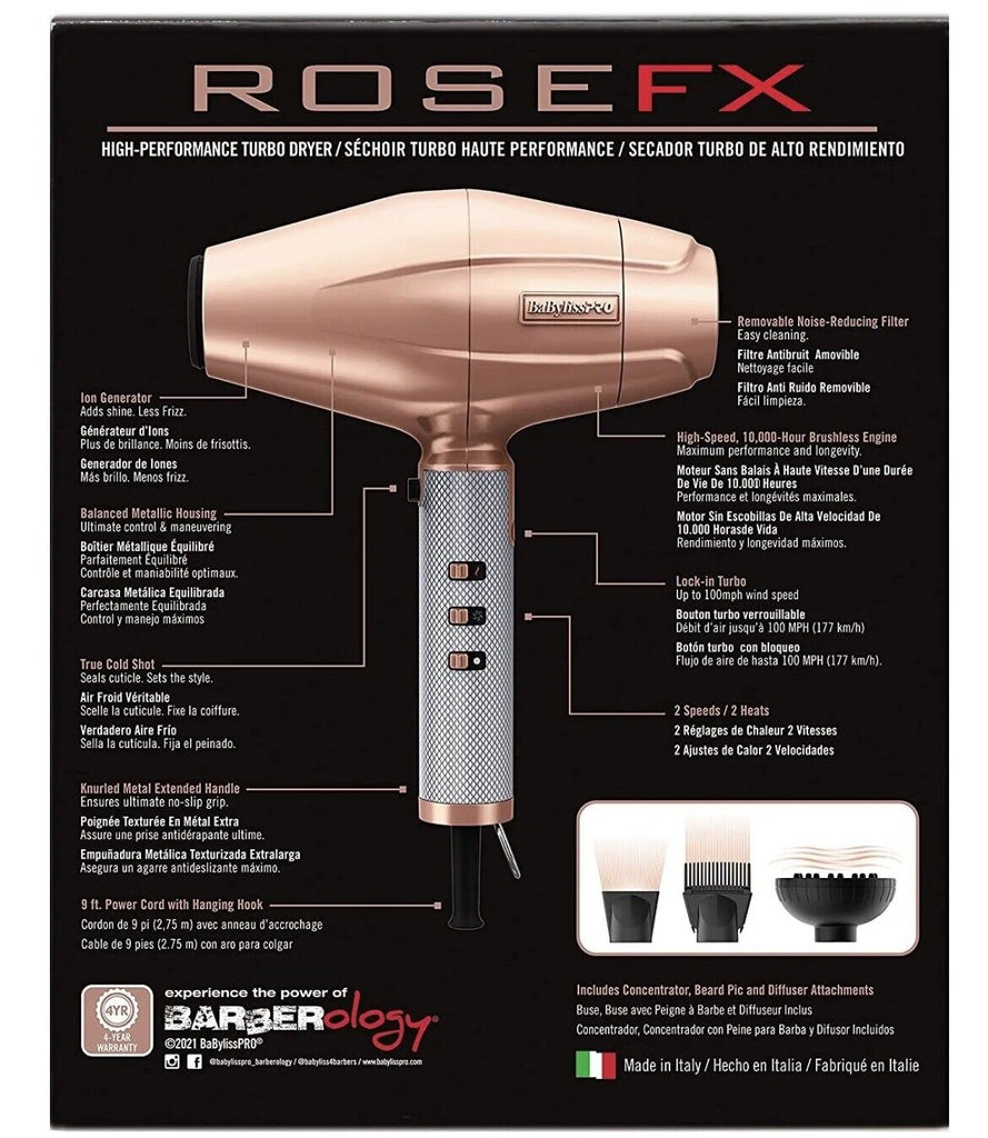 BaBylissPRO® RoseFX Hair Dryer
