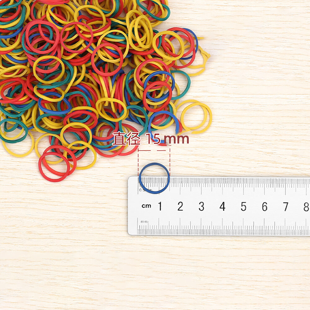 Annie Rubber Bands – 500 Count 1/2" assorted