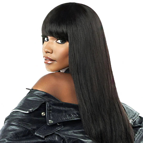 Sensationnel 100% Human Hair Empire Clip In Bangs 