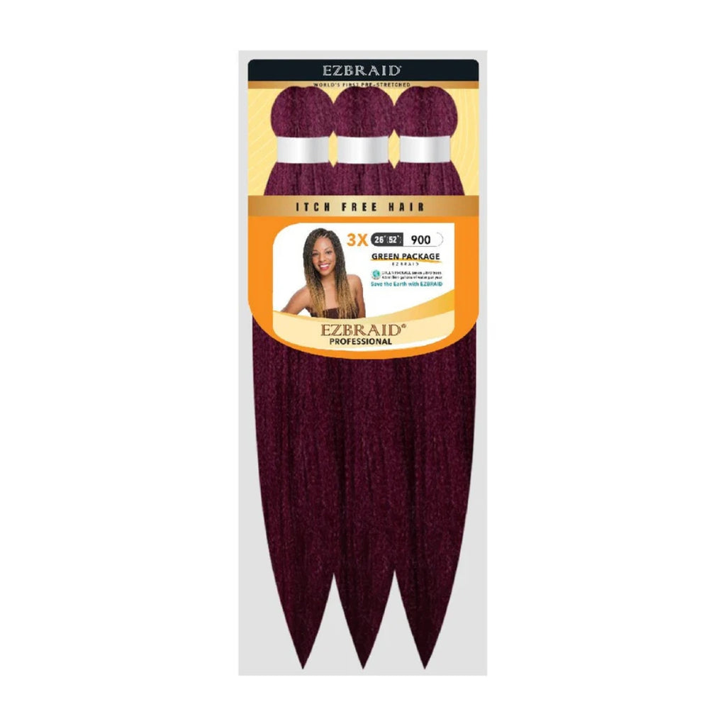 Spetra EZ Braid Pre-Stretched Itch-Free Braiding Hair 3X Pack