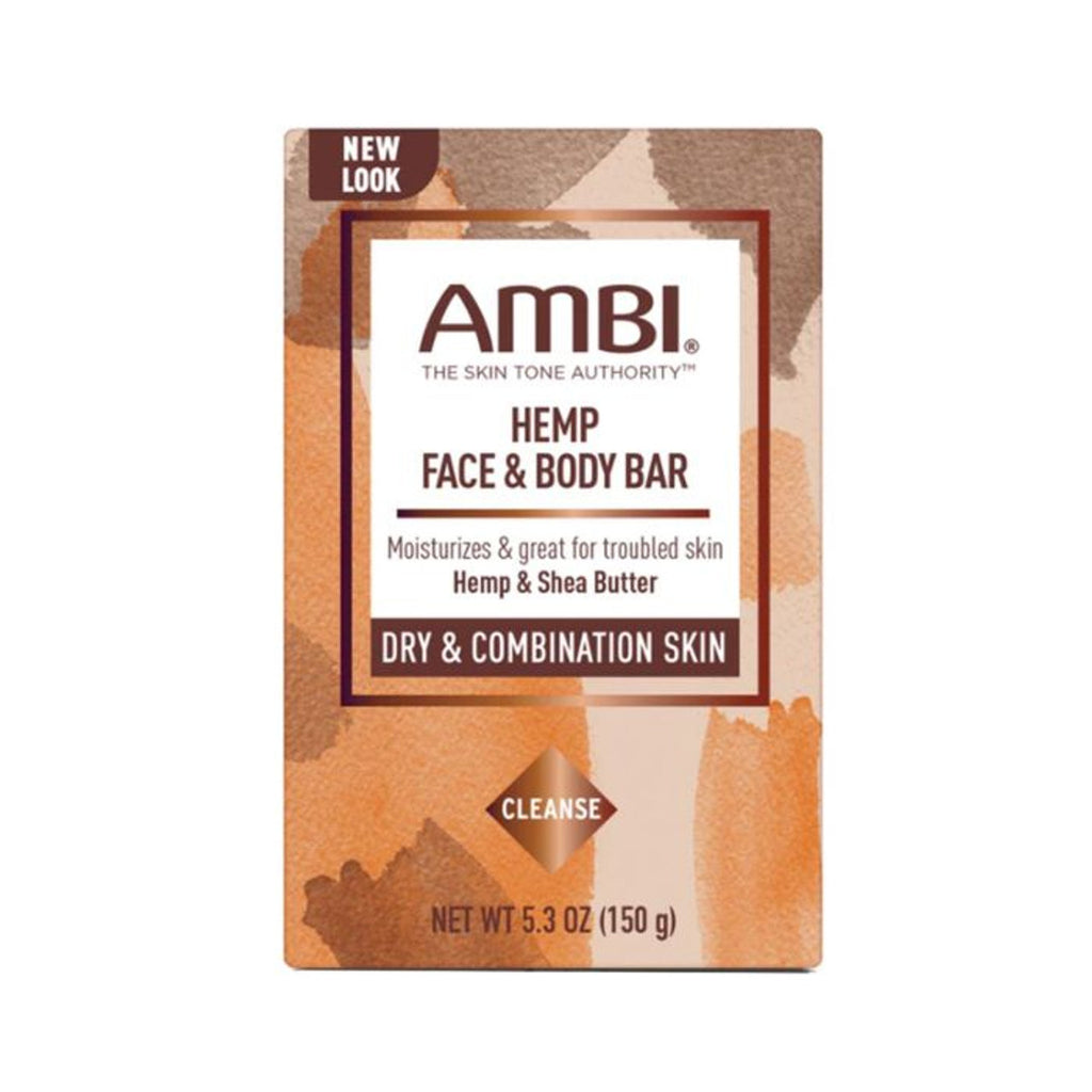 AMBI Hemp Face & Body Bar for Dry & Combination Skin - 5.3 oz