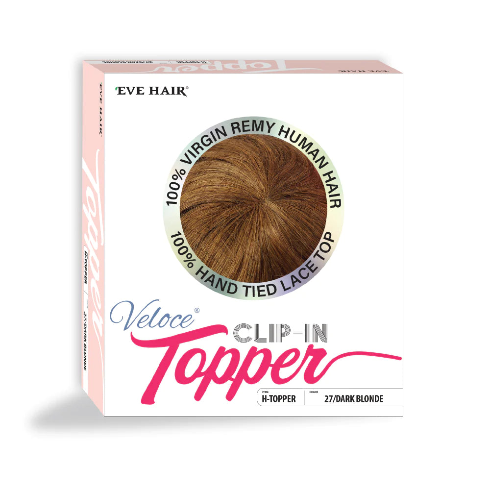 Eve Hair Veloce 100% Virgin Remy Human Hair Clip-in Hair Topper 