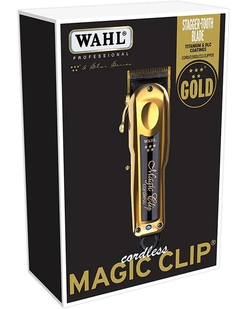 Wahl 5-Star Series Stagger Tooth Blade Cordless Clipper - Gold