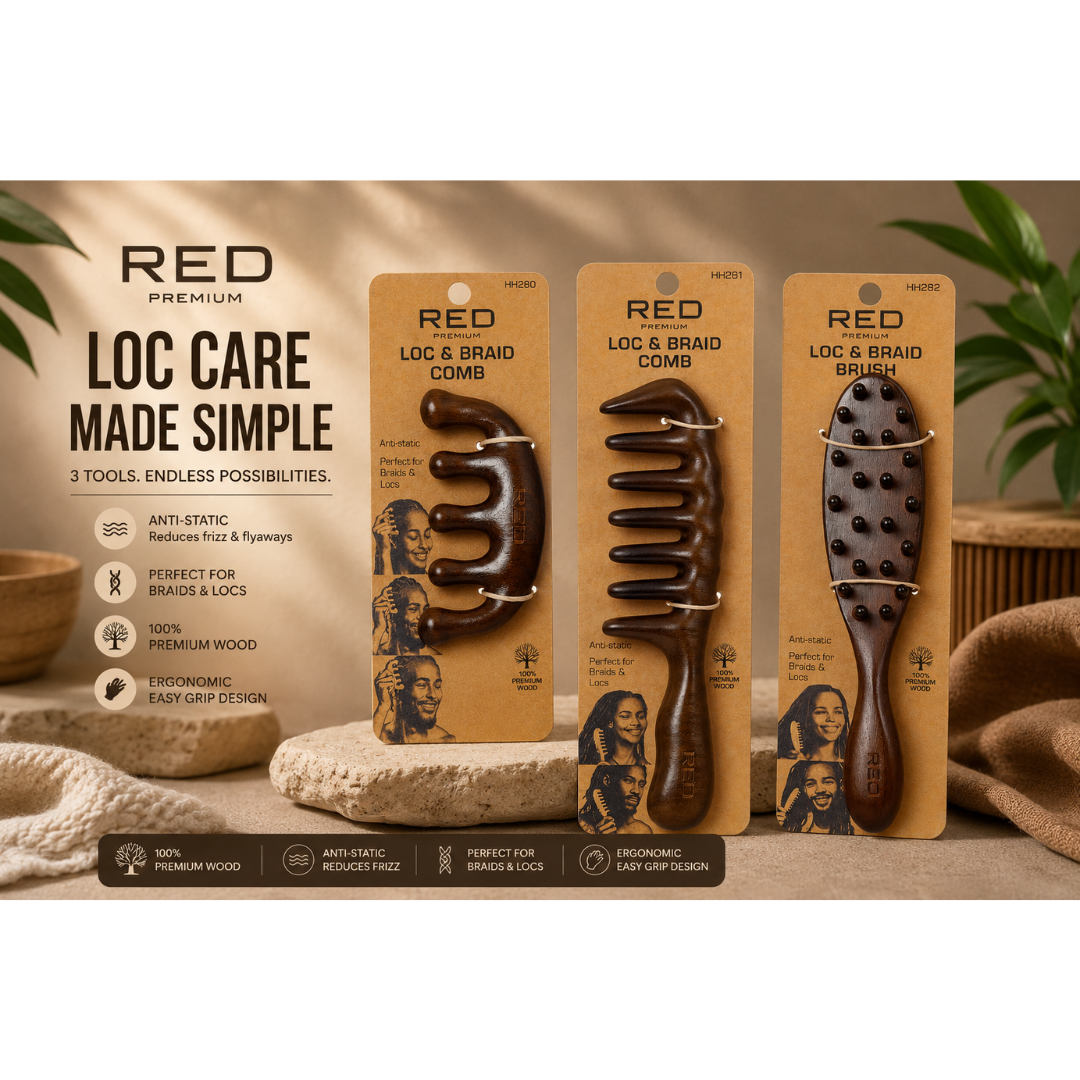 Lock Comb Large Wooden Loc & Braid Comb with Handle – Supreme Hair & Beauty