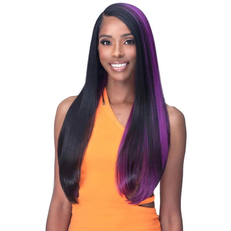 Bobbi Boss Swoop Part Premium Synthetic HD Lace Wig- Emerson