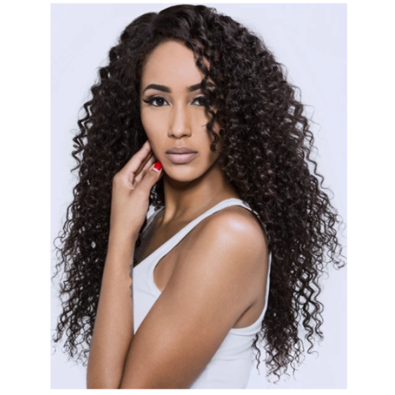 Rio 100% Unprocessed Human Hair HD Lace 13x4 Frontal Wig - Bohemian Curl - 16" or 20" Inch