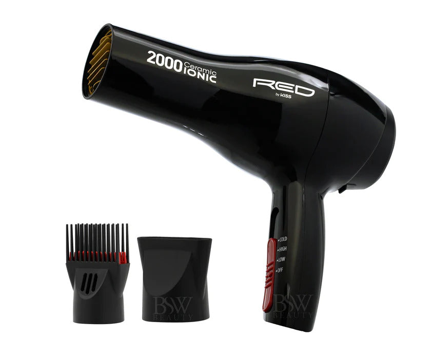 Red by Kiss 2000 Ceramic Ionic Upgrade Hair Dryer