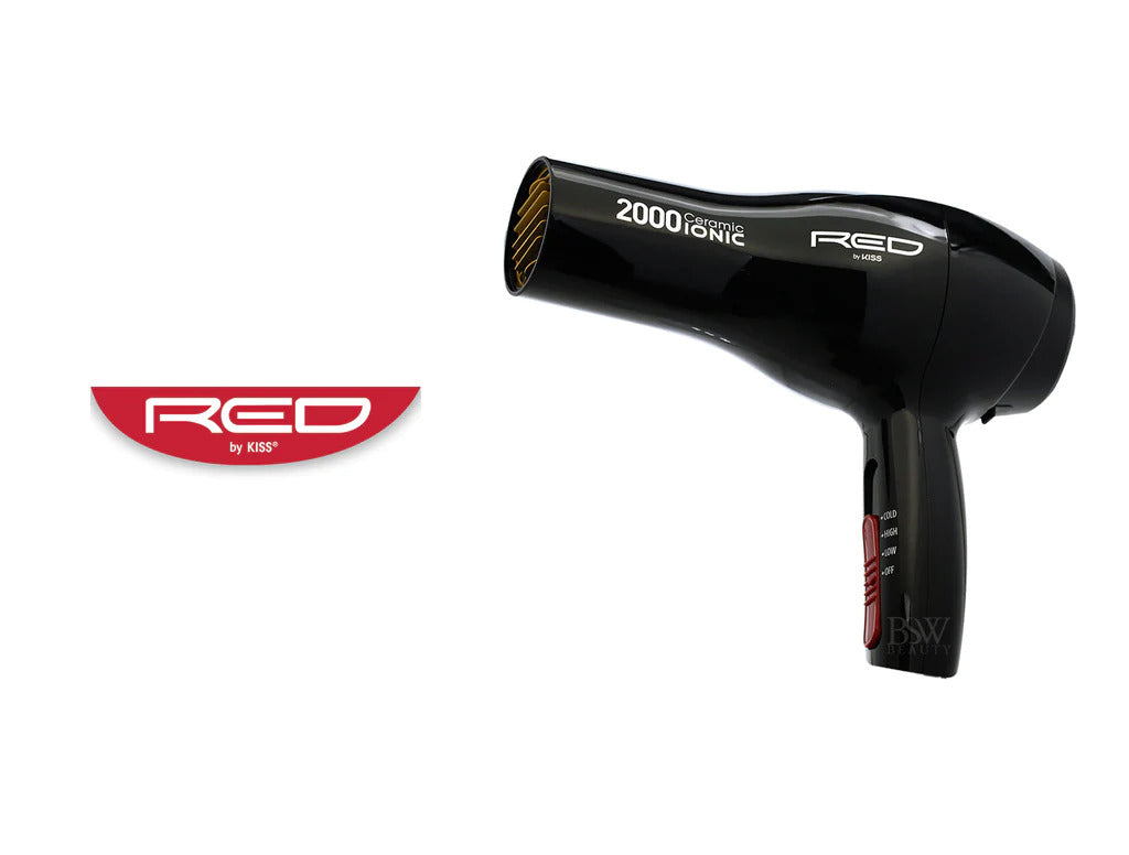 Red by Kiss 2000 Ceramic Ionic Upgrade Hair Dryer