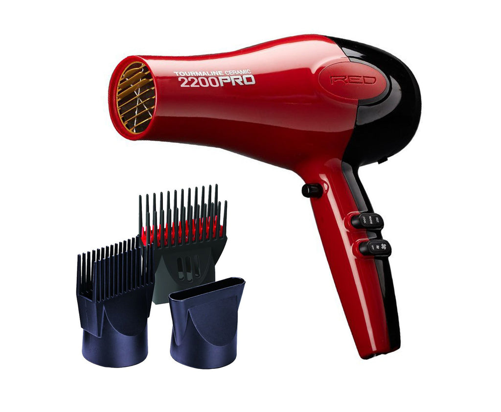 Red by Kiss Tourmaline Ceramic 2200 PRO Professional Hair Dryer