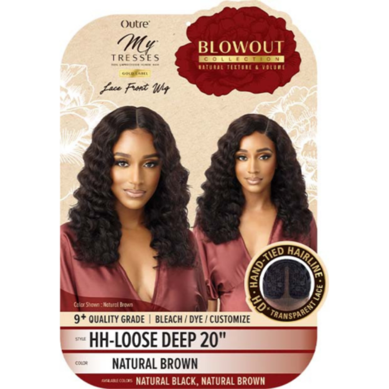 Outre My Tresses Gold- Blowout Collection 100% Human Hair Wig- Loose Deep 20" Inches