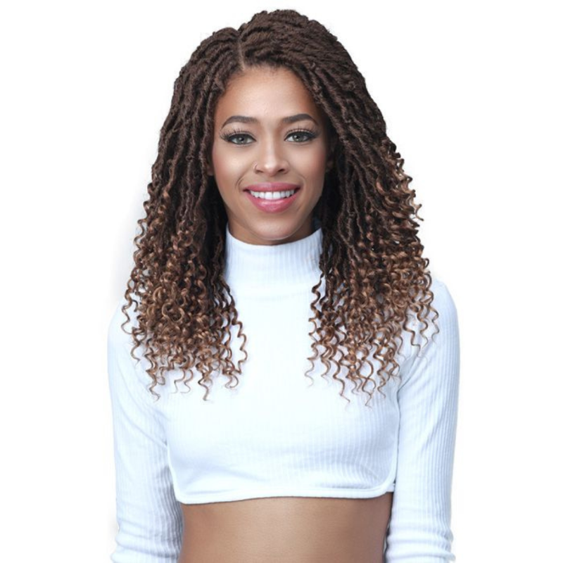 Micro Locs With Curly Tips Wig- 22" Inch Wig