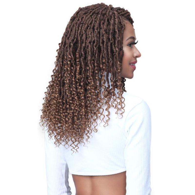 Micro Locs With Curly Tips Wig- 22" Inch Wig
