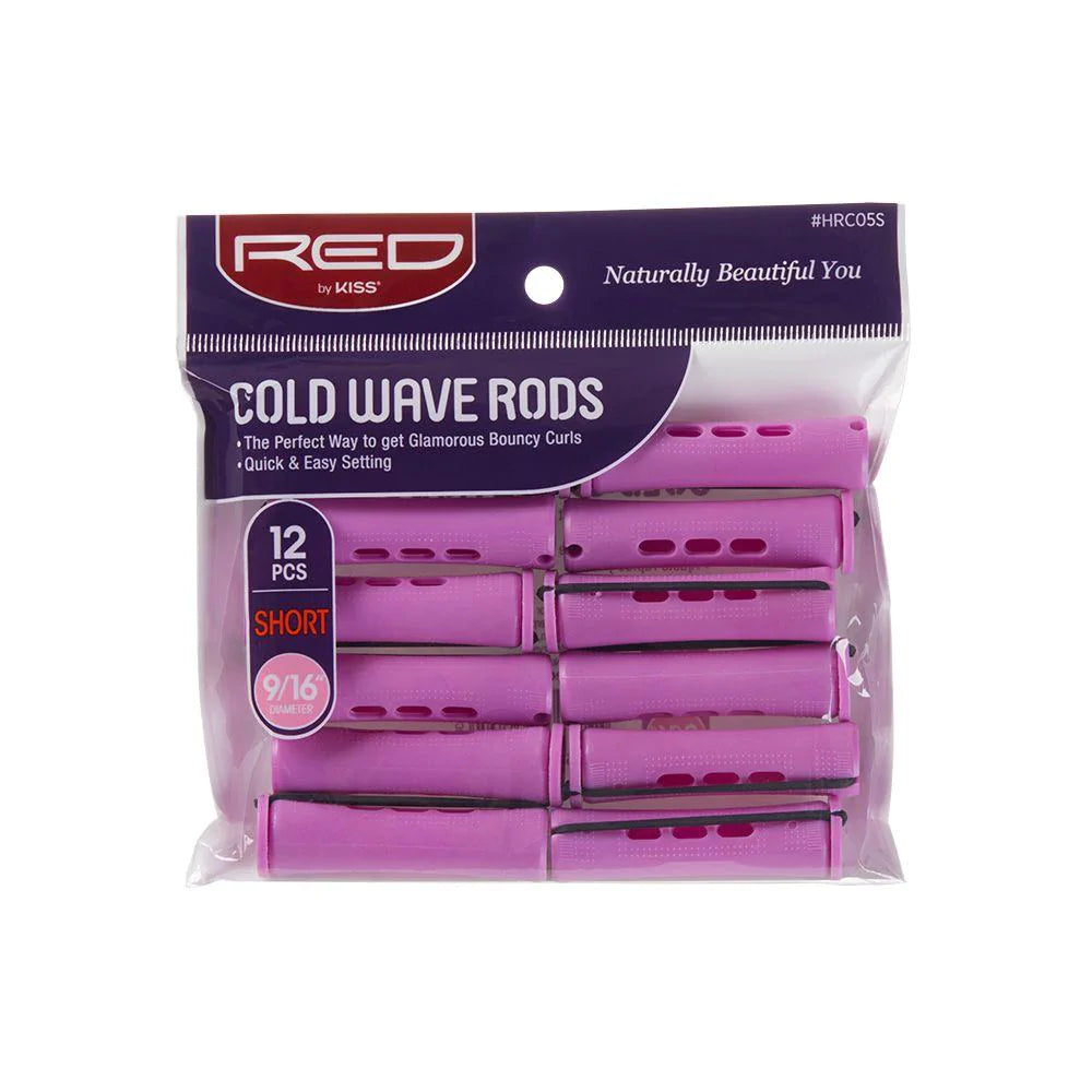 RED by Kiss 12 PCS Cold Wave Rods - 9/16" Short - ORCHID - #HRC05S