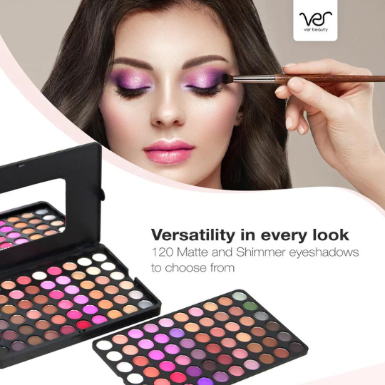 Ver Beauty 120-Matte & Shimmer Eye Shadow Palette