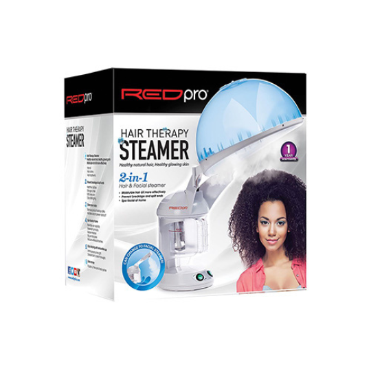 RED PRO HAIR THERAPY 2 IN 1 HAIR AND FACIAL STEAMER