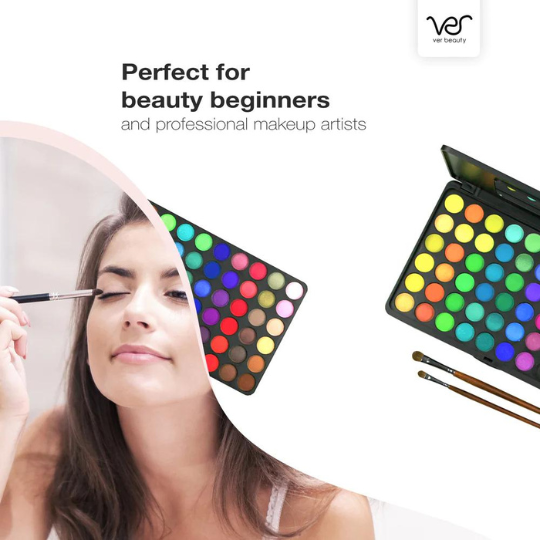 VB Beauty 120-Matte & Shimmer Eye Shadow Palette 